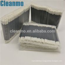 Double Small Head Foam Tip Cleaning Swab Cleanroom Foam black handle sponge swabs